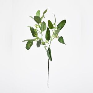 NWT 18 inch faux seeded eucalyptus greenery stem